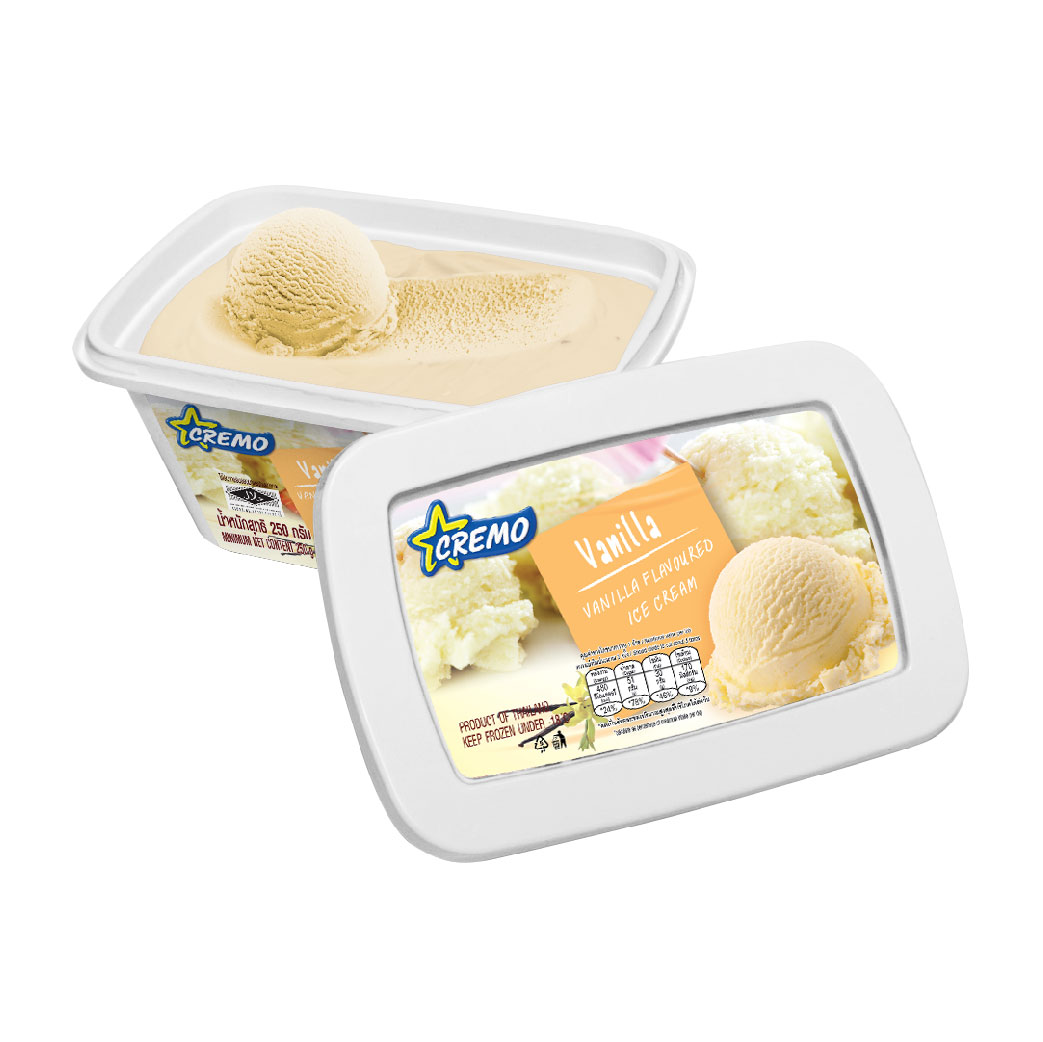 Kem hộp 500ml vị vani